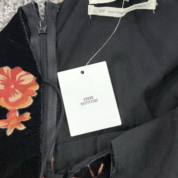 Urban Outfitters Velvet Burnout Dress Womens S NWT Whimsigoth Fairy Grunge - Picture 3 of 15